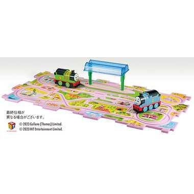 Masudaya Corporation Panel World Thomas the Tank Engine Run! Thomas & Percy Station STOP!&GO! Toy Ages 3+ Battery Operated 480-1728