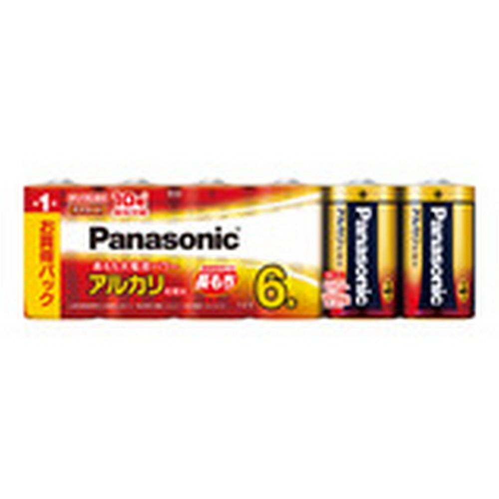 Panasonic D-Size Alkaline Dry Cell Batteries 6-Pack LR20XJ/6SW