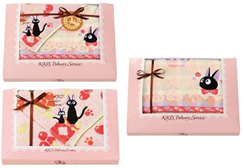 Maru Shin Towel Gift Set Moving Greeting Ghibli Kiki's Delivery Service Jiji Sweet Preserve 1105040600 JJ-5950 2 Hand Towels / 1 Face Towel / 1 Bath Towel