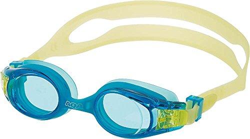 AQA Marine Sports Kids Goggles Water Runner Infant Easy Click Aqua Blue KM-1619