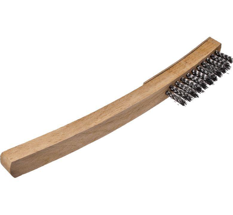 Reverse-Handle Wire Brush, 3-Row (Sold in Sets of 10)