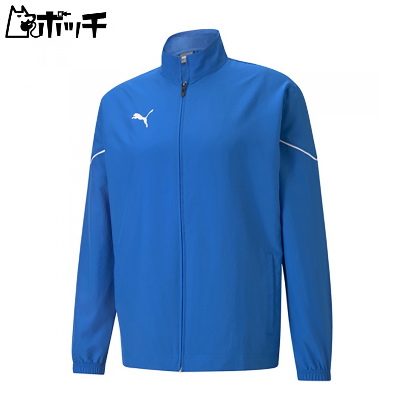 [PUMA] Jacket Jersey TEAMRISE Woven Jacket Men's 2024 Fall/Winter Color Electric Blue Lemonade Black (02) S
