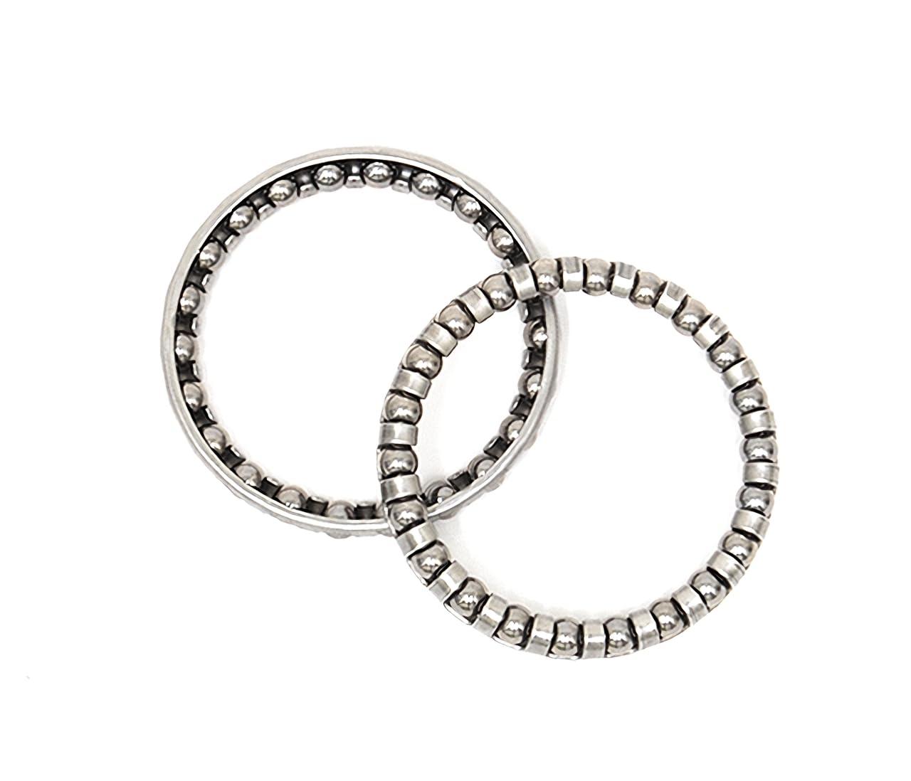 Nakatani Metal Industries Head Retainer (Oversize) Individually Packaged Silver (Size 1 1/8 inch) *Oversize head retainer ※Set of 2