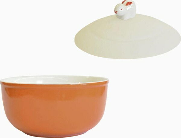 Microwave Bowl (with Silicone Lid) L Orange 4584-224