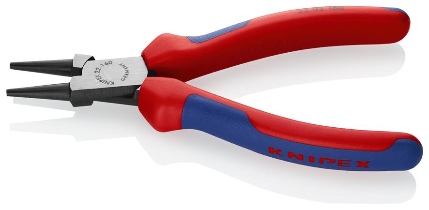 ESCO 160mm Round-Nose Pliers (With Grip/Polished) EA537MB-2