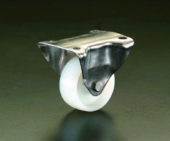 ESCO 75mm Casters (Fixed Mounting Bracket, Stainless Steel) EA986LL-75