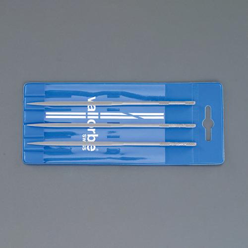 ESCO 140mm Precision Files (Oval, 3-Piece Set/Coarse, Medium, Fine) EA521VL-5