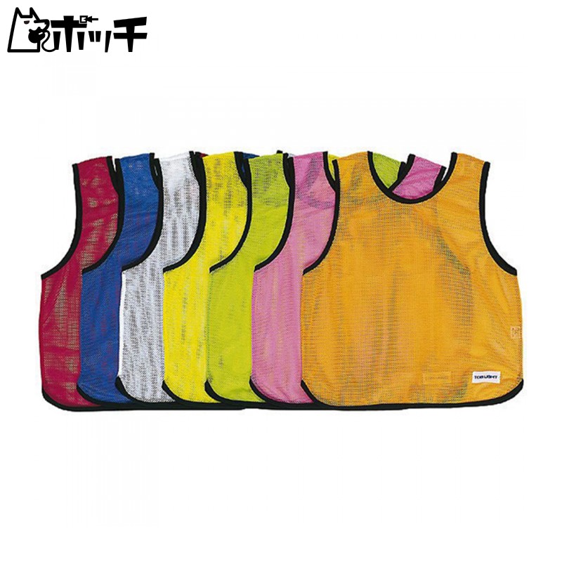 TOEI LIGHT Mesh Vest Red B-3084R (Approx.) Shoulder Width 42 × Hem Width 55 × Length 59 cm