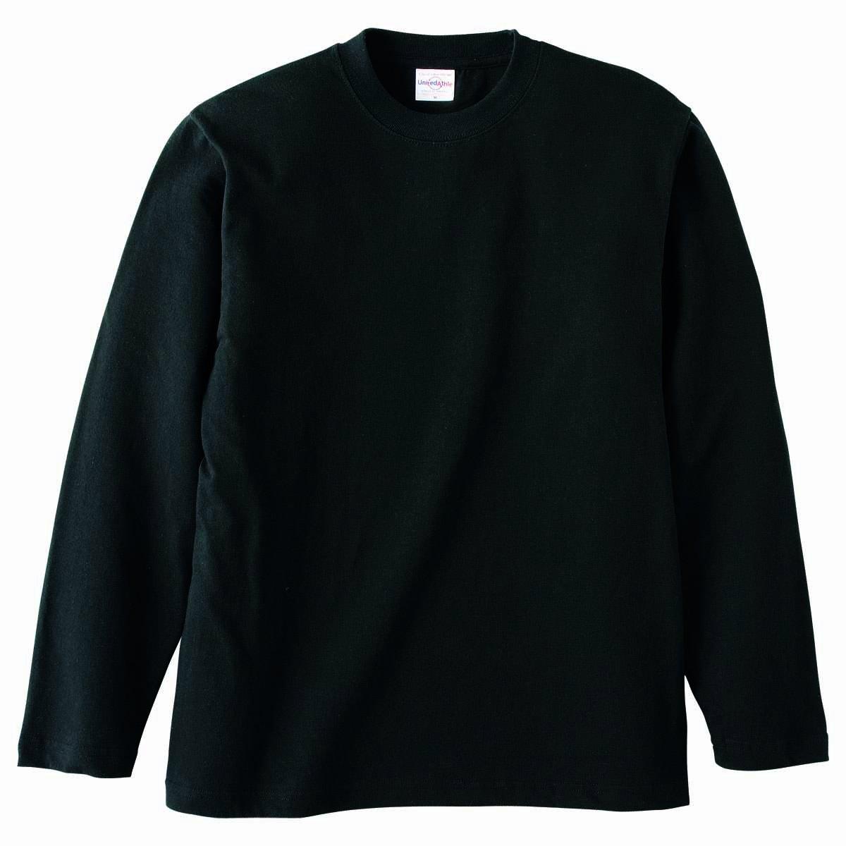 [United Athle] 5.6 oz. Long-Sleeve T-Shirt 501001 [Men's] 002 Black XL