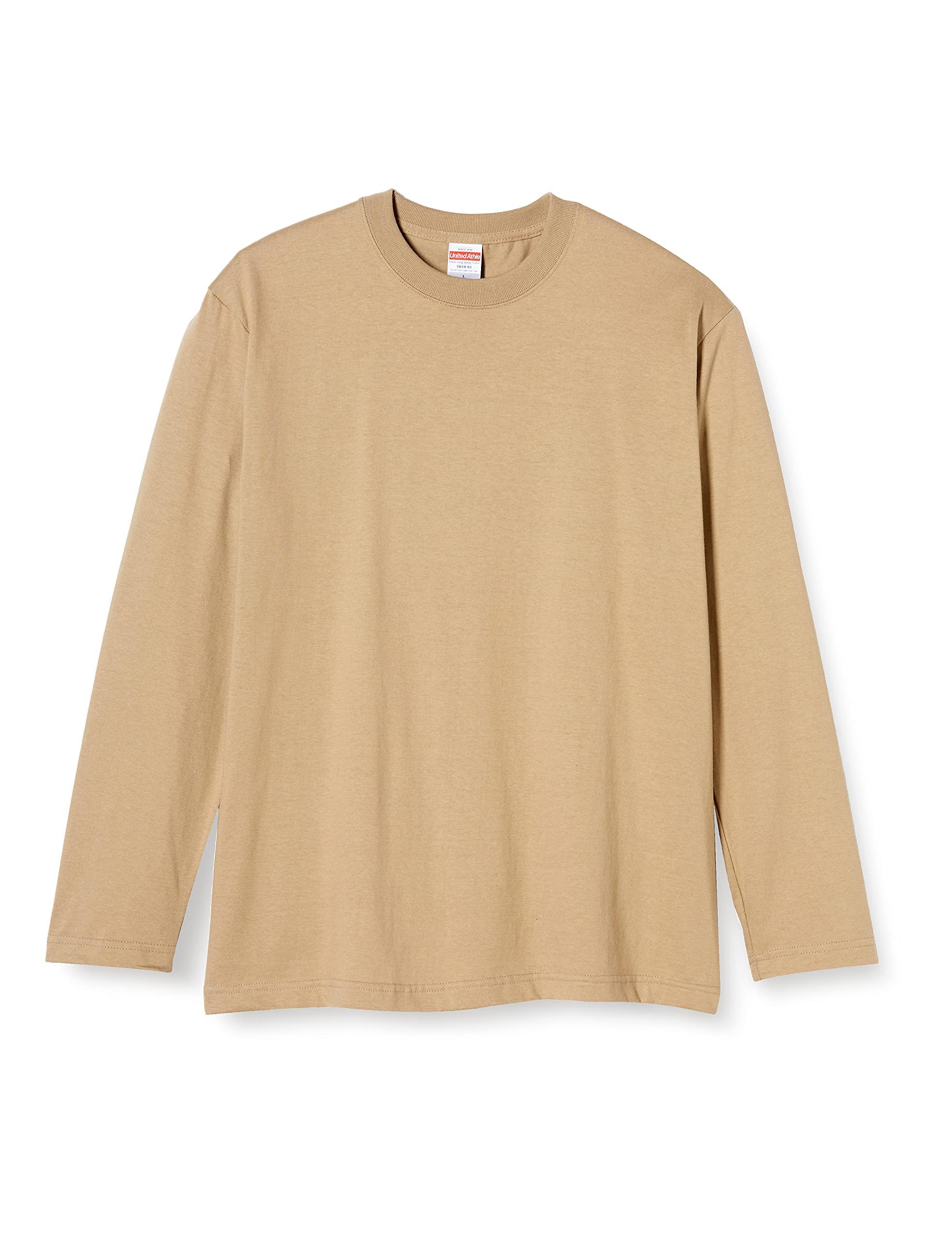 [United Athle] 5.6 oz. Long-Sleeve T-Shirt 501001 [Men's] 537 Sand Khaki L