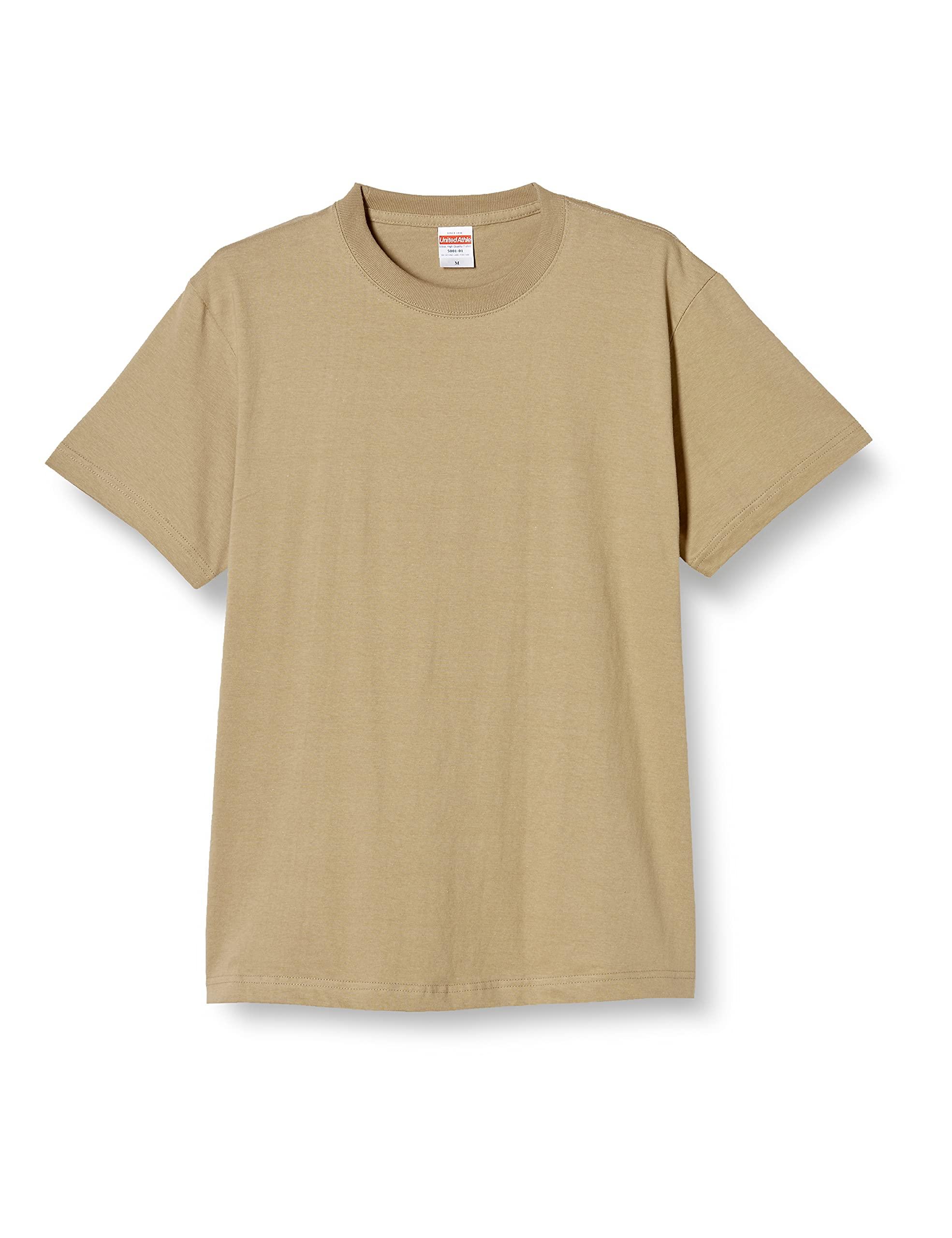 [United Athle] 5.6 oz High Quality T-Shirt 500101 537 Sand Khaki XXXL
