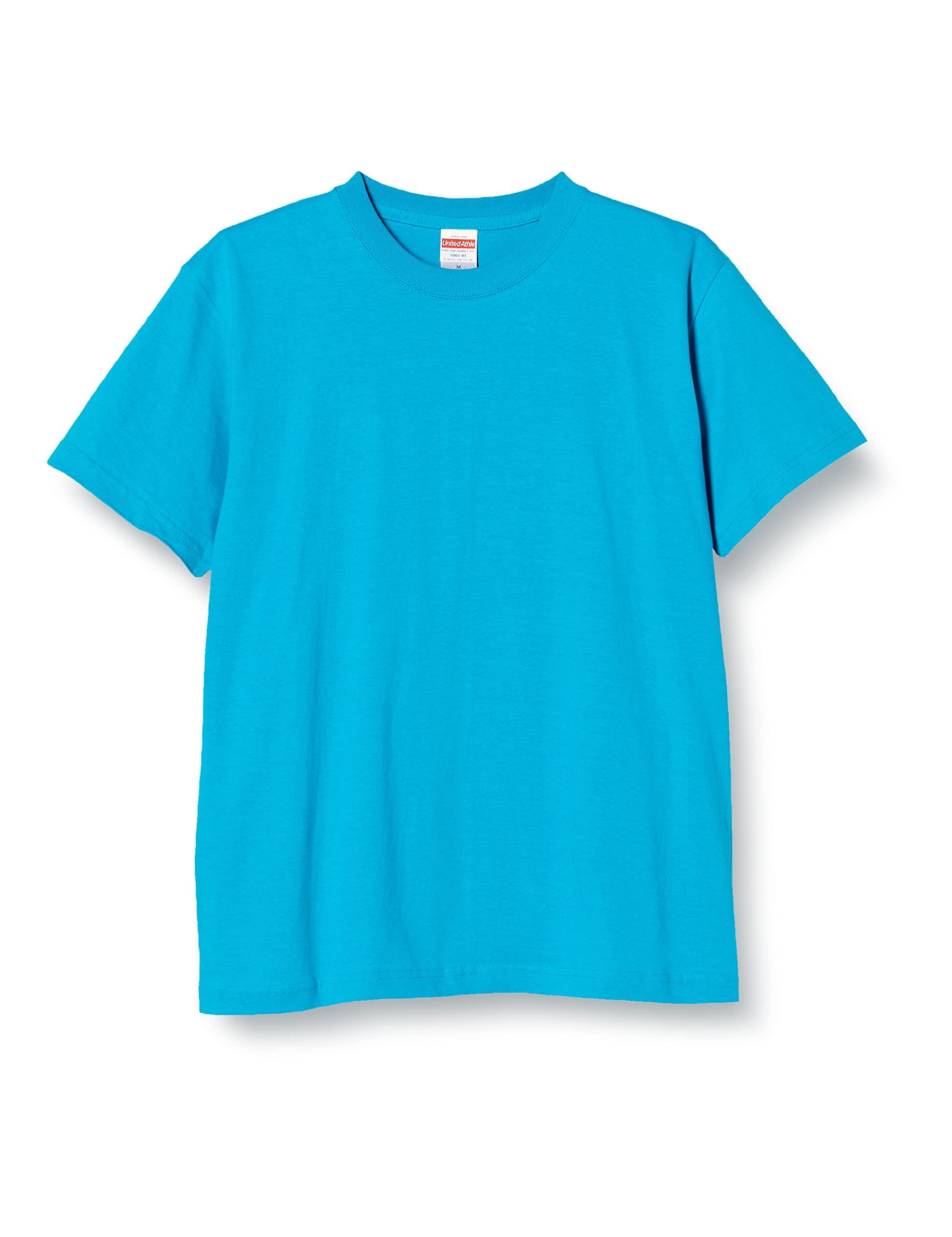 [United Athle] 5.6 oz High Quality T-Shirt 500101 538 Turquoise Blue XXXL