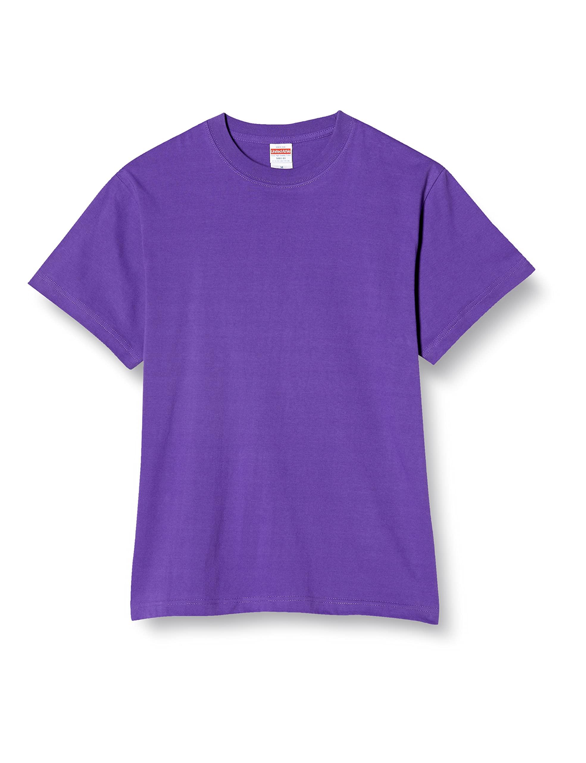 [United Athle] 5.6 oz High Quality T-Shirt 500101 539 Violet Purple XXXL
