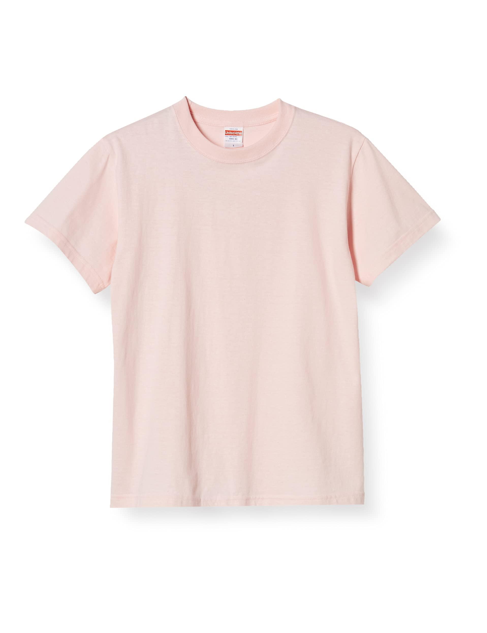 [United Athle] 5.6 oz High Quality T-Shirt 500101 576 Baby Pink XXXL