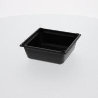 Acta Lunch Box Container Single-Tier Bottom 41A Black 50-Pack 004430002