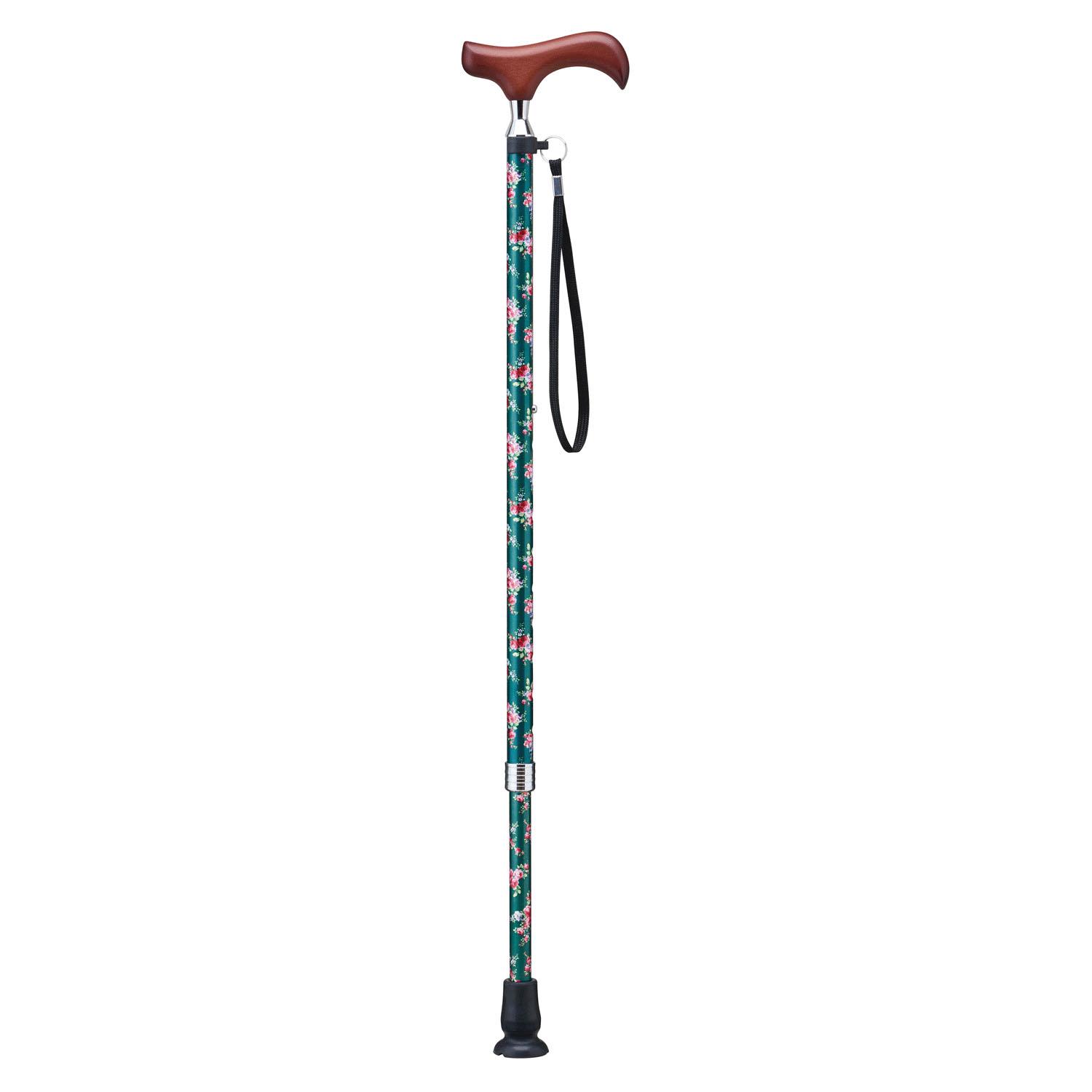 Kei Hospia  Floral Pattern/Green E-255A