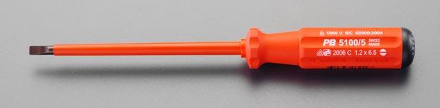 ESCO 2.5x0.4mm/80mm [-] Screwdriver (Insulated) EA560PL-80