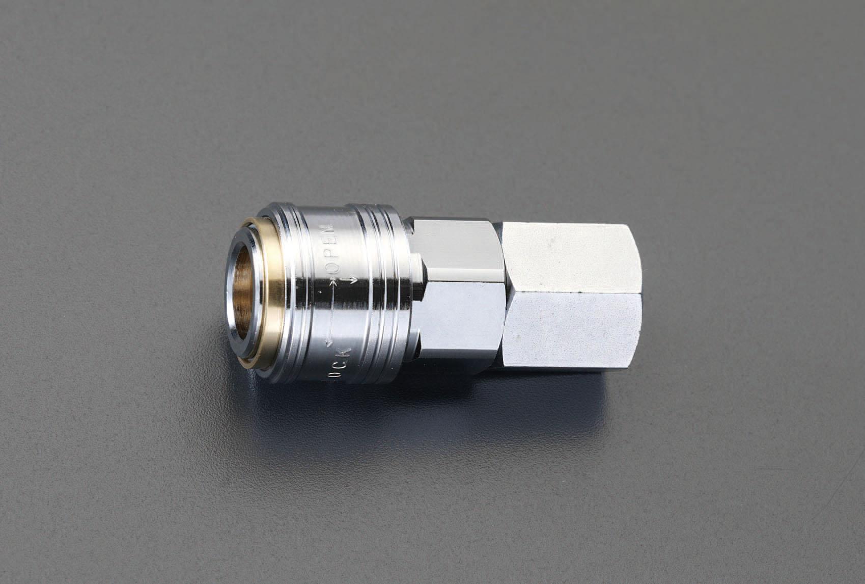 Rc3/8 Female Thread Coupling (One-Push/Lock)