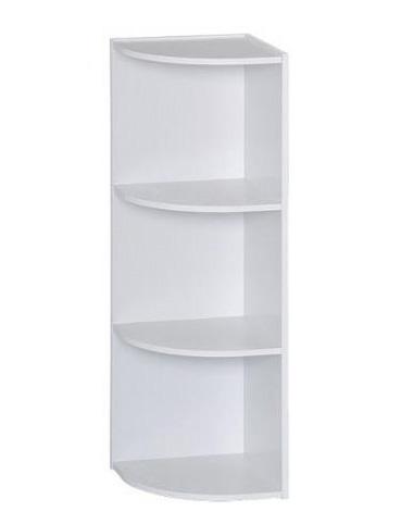 290x290x879mm Storage Rack (Corner Use / Off-White)