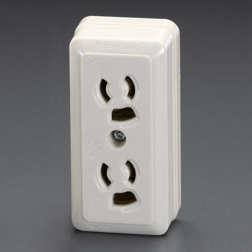 125V/15A Square Outlet (2-Prong/Child-Resistant, Grounded) EA940CG-134