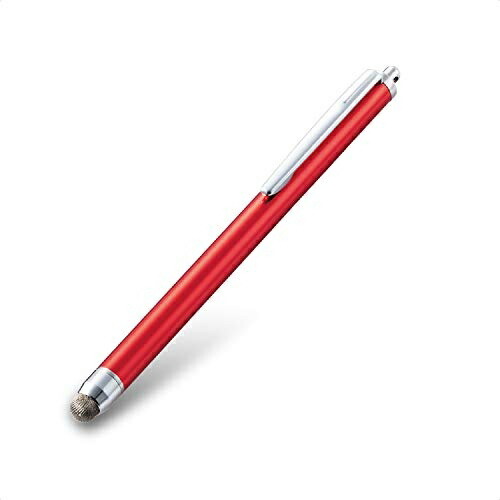 ELECOM Touch Pen Stylus Pen for iPhone/iPad/Android Red P-TPS03RD