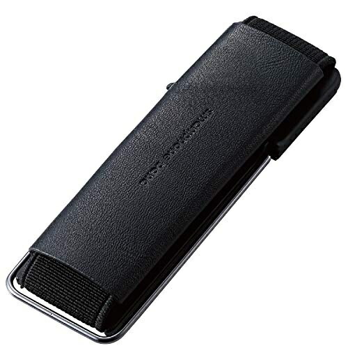 ELECOM Smartphone Band Anti-Drop Leather Stand Function Black P-STBLSBK