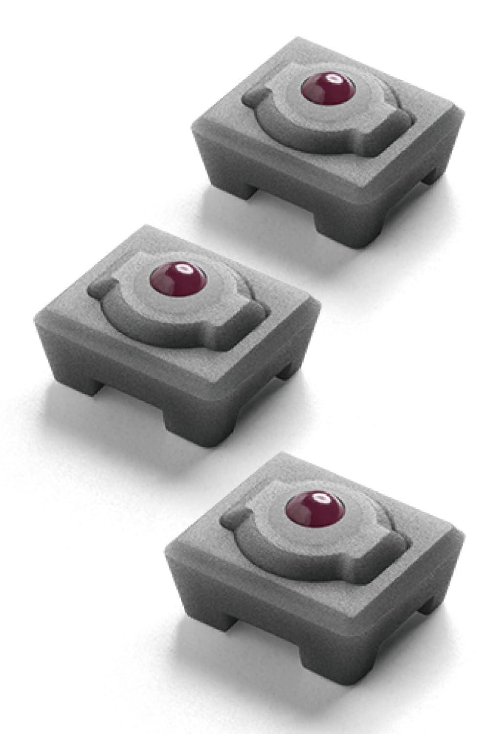 ELECOM Trackball Mouse IST Series Replacement Parts Artificial Ruby Unit ×3, Removal Tool ×1 M-RS10