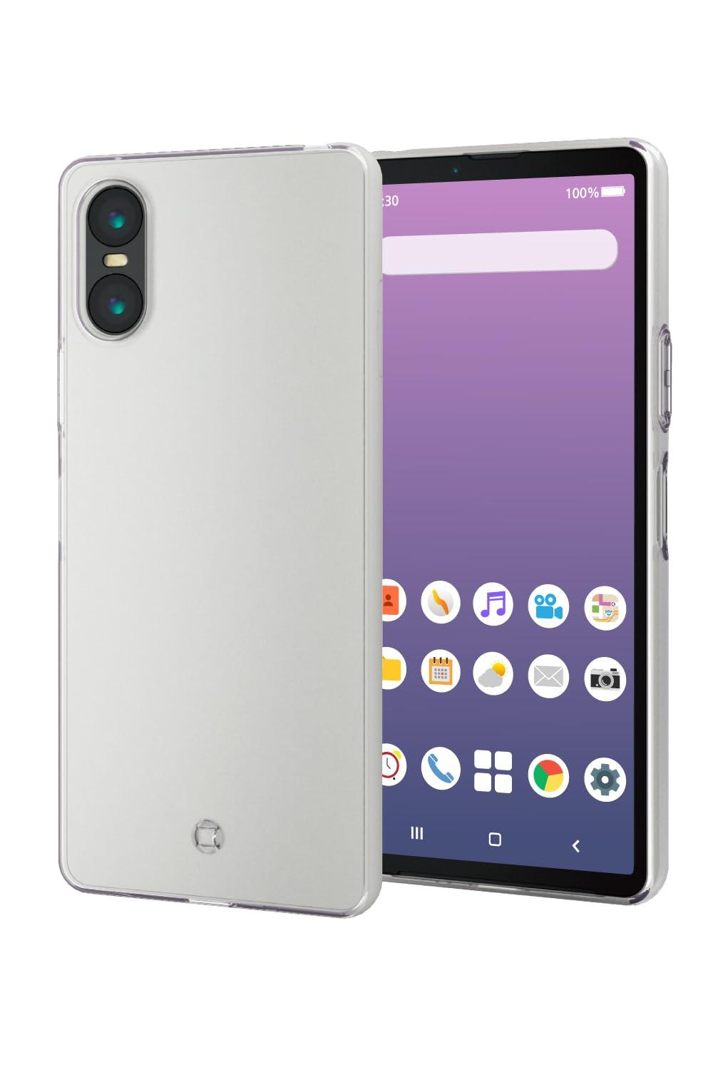 ELECOM Xperia 10 VI (SO-52E) Case Cover Transparent Slim Hybrid TPU Shockproof Impact Absorption Strap Hole Included Simple Clear PM-X241UCTCR