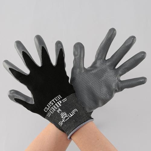 [L] Gloves (Nylon, Polyester/Nitrile Rubber Coated / 10 pairs)