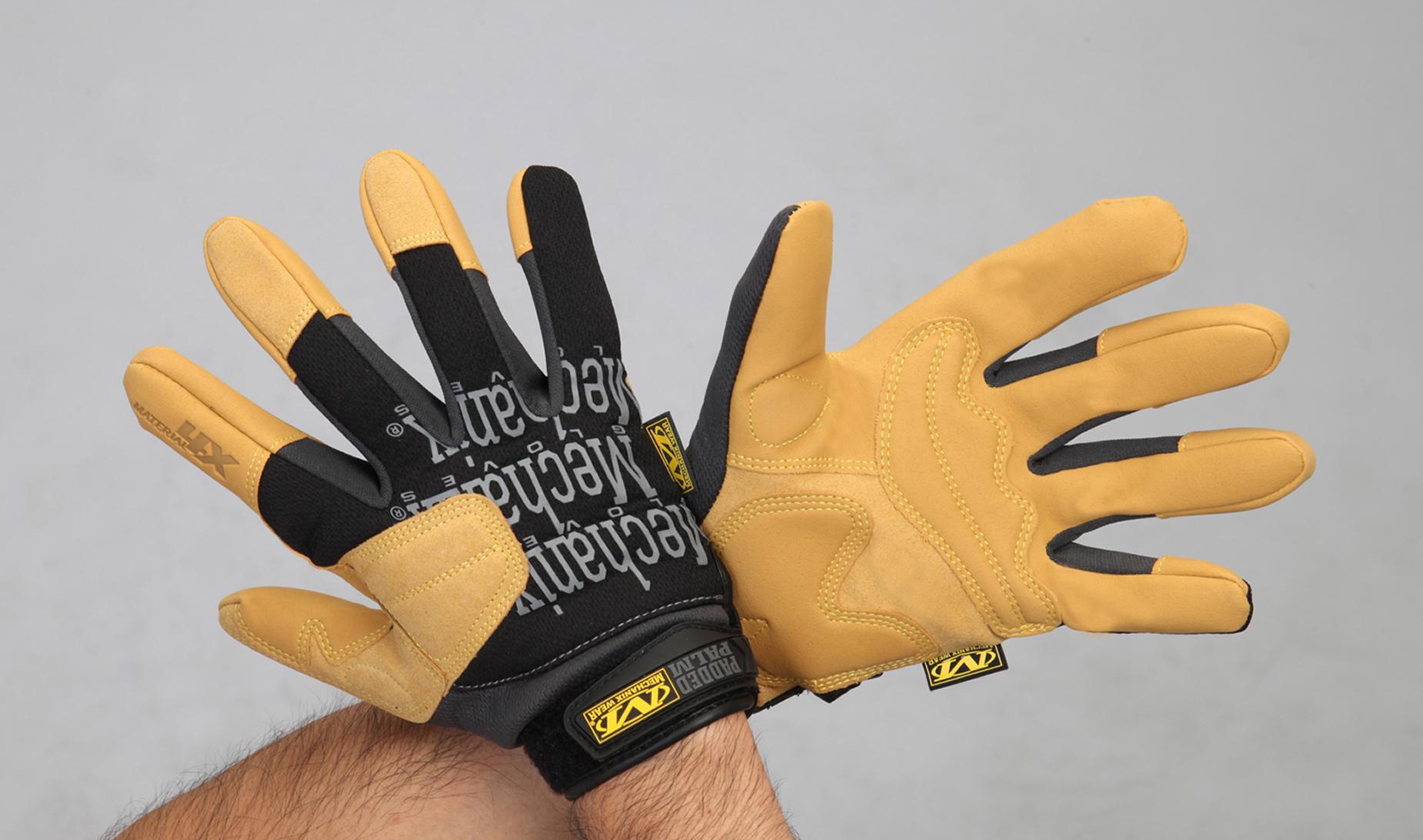 [LL] Mechanics Gloves (Synthetic Leather / Black/Brown)
