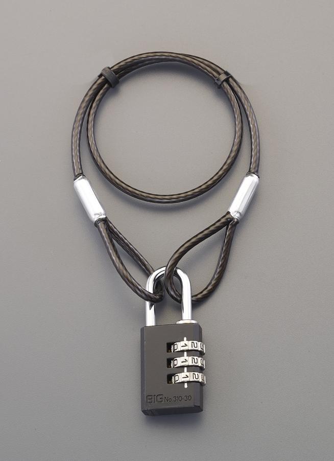 ESCO φ4.3x1040mm Wire Lock (Dial Lock) EA983TT-44