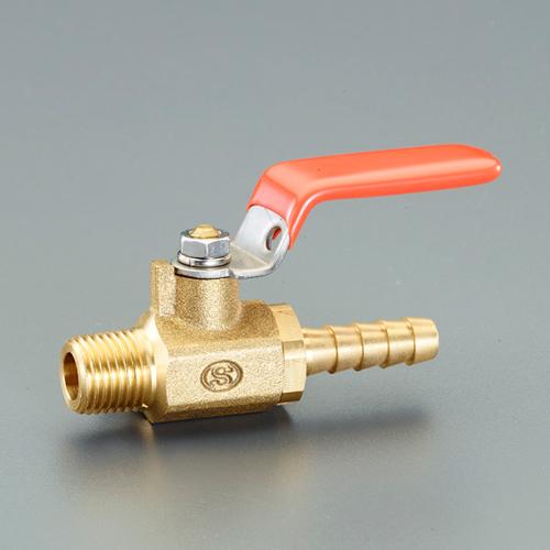 ESCO R 1/4" x 8.0mm Mini Ball Valve with Hose Nipple EA425AG-128