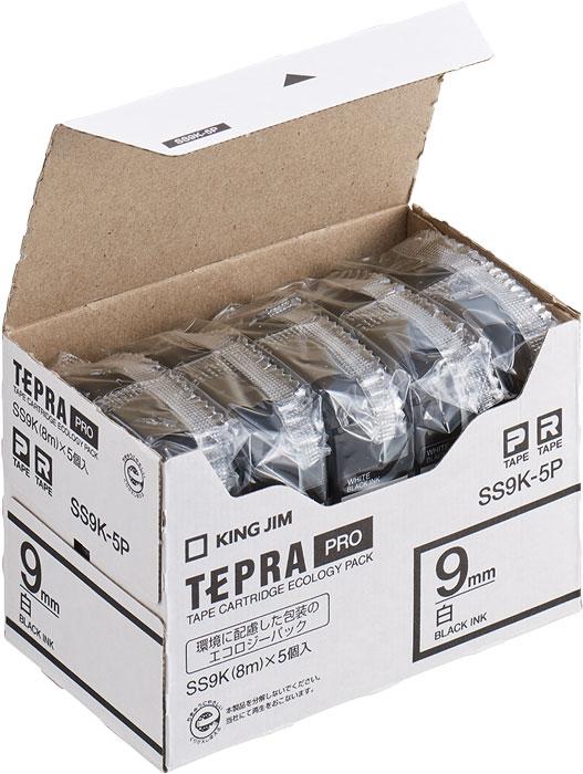 Esco 9mm Tape Cassette (White/5-Pack) EA761DK-94B