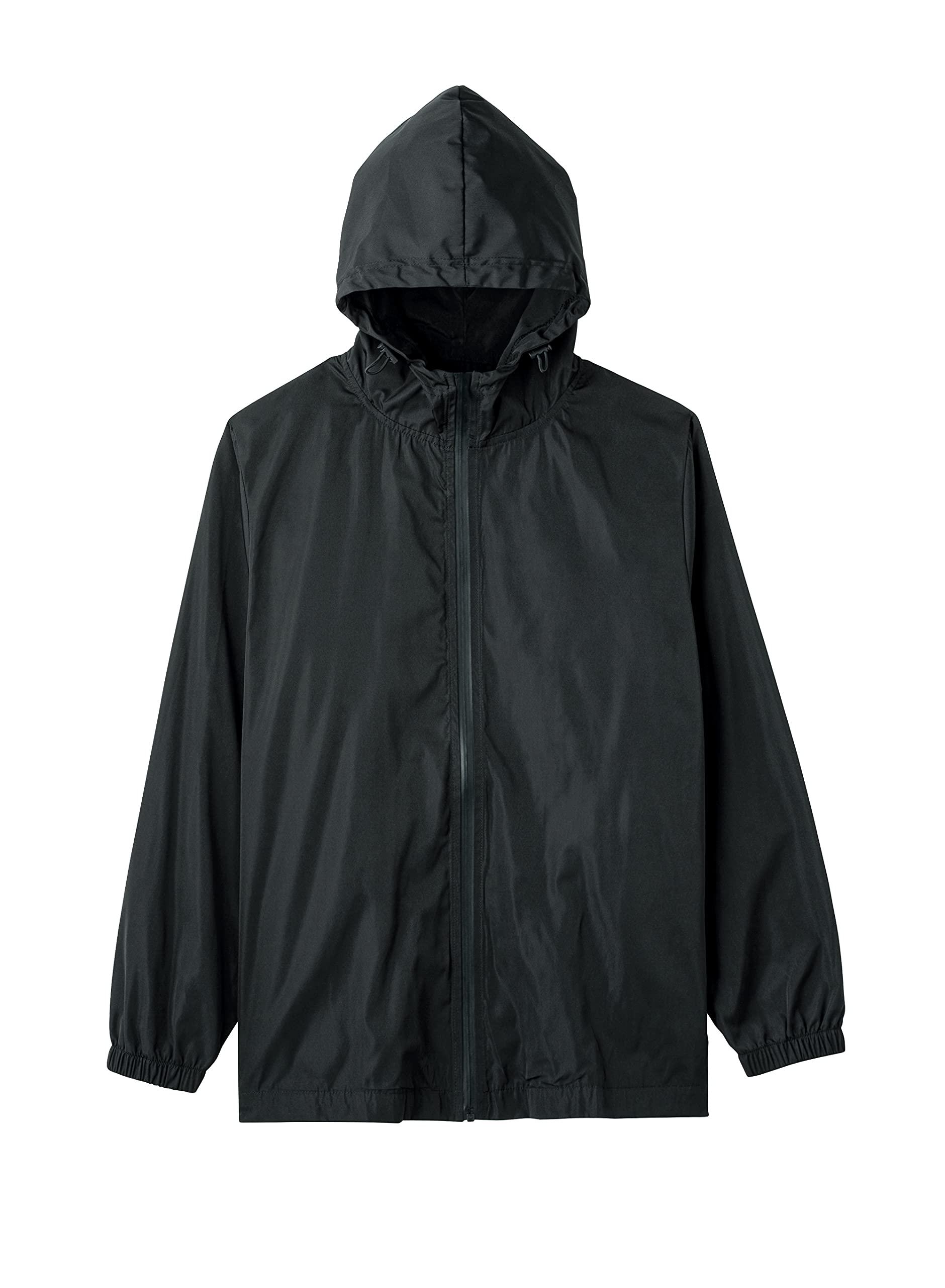 [LifeMax] Rain Jacket MJ0080 Black Standard