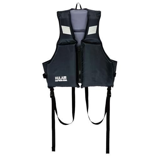 CAPTAIN STAG Snorkeling Snorkel Snorkeling Vest Floating Vest with Reflective Tape for Adults Black Blue HULA US-3016