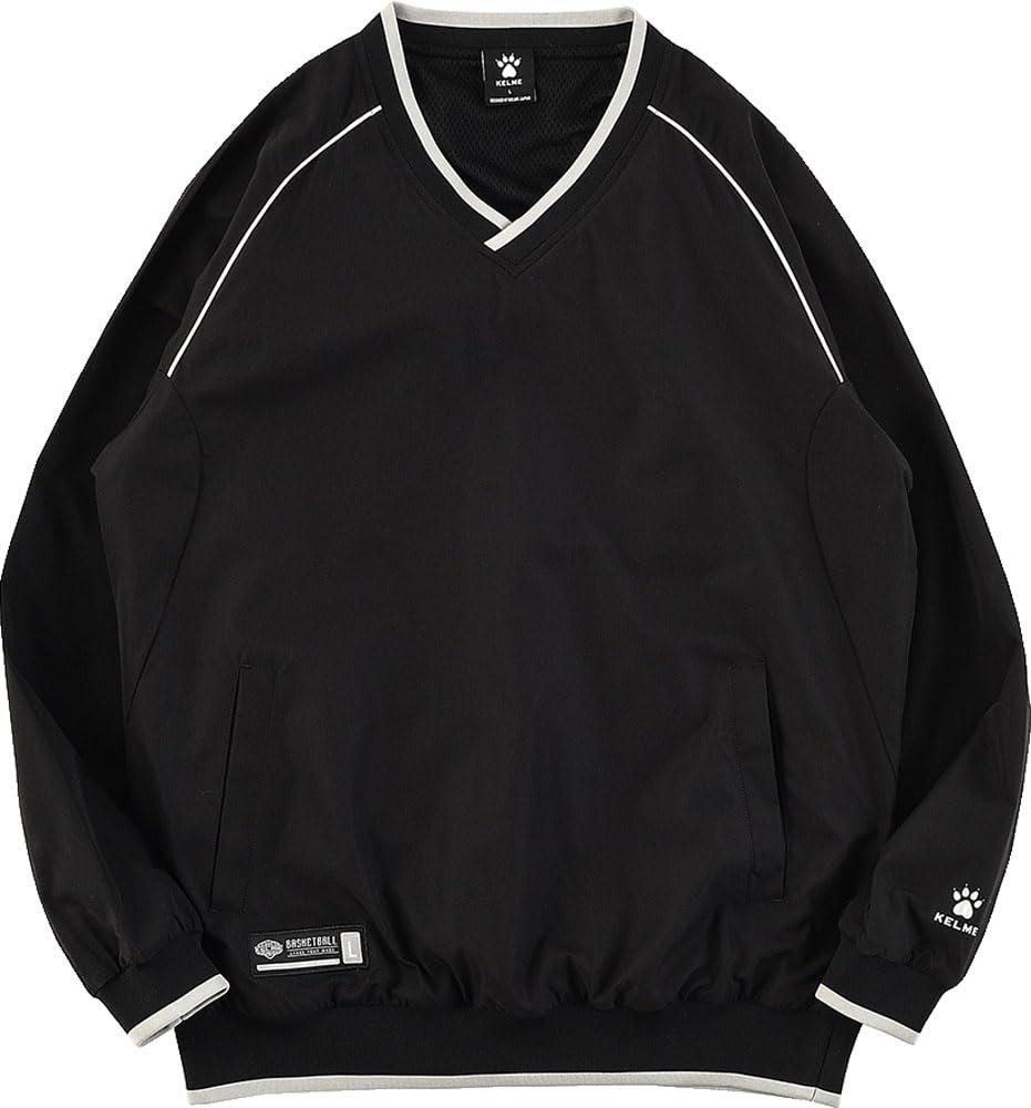 [KELME] Basketball Jumper Woven V-Neck Black