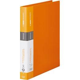 KING JIM Clear File A4 Refillable 25-Pocket Orange KJ-138SPW-ORX5