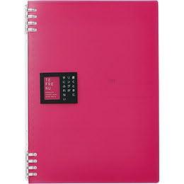 KING JIM TEFRENU Ring Notebook B5 Pink KJ-9855TTE-PKX10 10-Pack