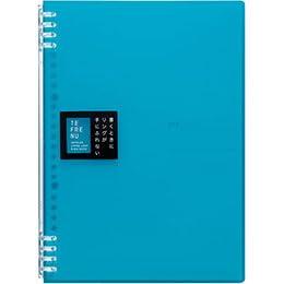 KING JIM TEFRENU Ring Notebook B5 Light Blue KJ-9855TTE-SBX10