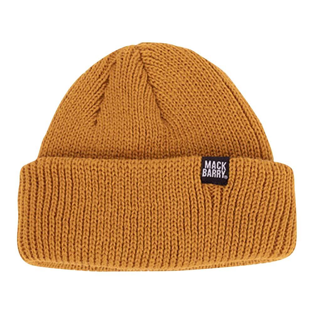 MACK BARRY COZY SHORT BEAINE Worn by Korean Wave Idols Cap Brand Knit Hat Knit Cap Men's / Women's Domestic Authentic Product (Mustard)