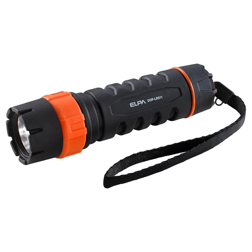 ELPA LED Rubber Light Flashlight LED Light Outdoor Waterproof DOP-LR311