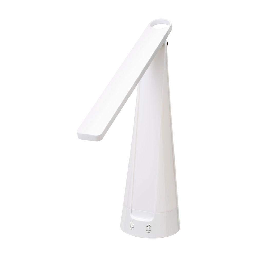 ELPA LED Desk Light Lighting for Study Desk Daylight White Equivalent AS-LED08CC(W)