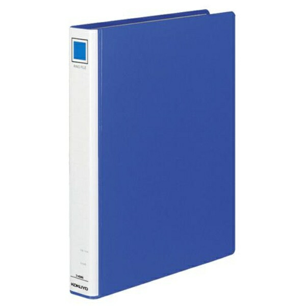 KOKUYO File Ring Binder PP Cover A4 Vertical 4-Hole Blue FU-434NB