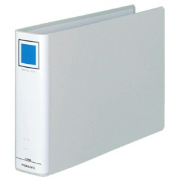 KOKUYO File Pipe-Style File A4 Landscape 2-Hole 500-Sheet Capacity Silver F-E655C