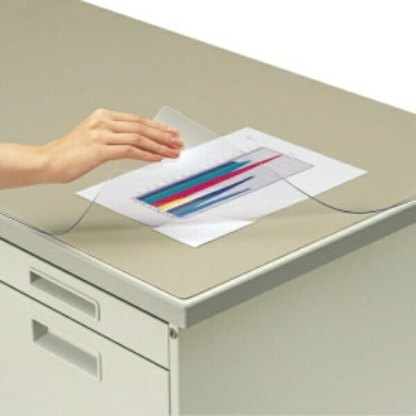 KOKUYO Desk Mat, Soft (PVC), Non-Transfer, with Underlay, 902×622 mm, Model No. MA-417M