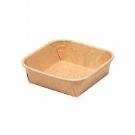 HEIKO Food Container Unbleached Food Tray 12-12 Main Unit Deep Type 50 Sheets