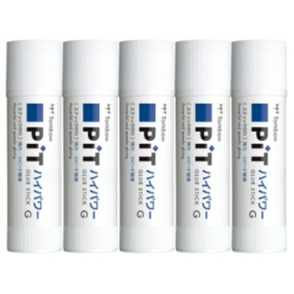 Tombow Stick Glue Pit High Power G Approx. 40g HCA-531AS 1 Pack (5 Sticks)