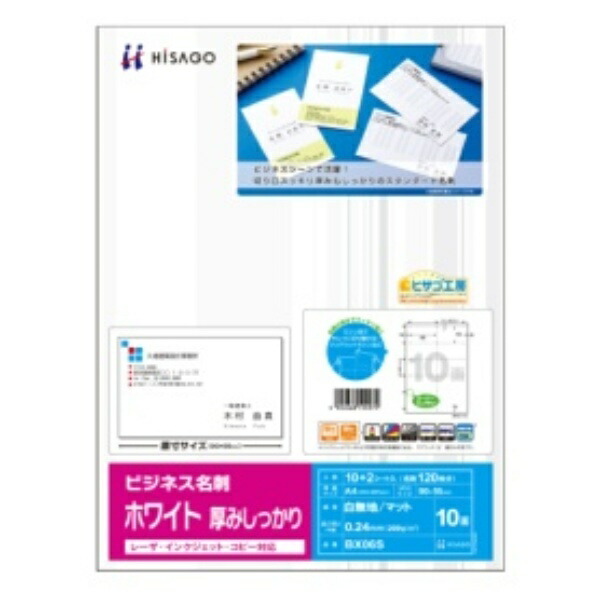 Hisago Business Card Holder, 10-Slot, Sturdy Thickness (100 Cards) BX06