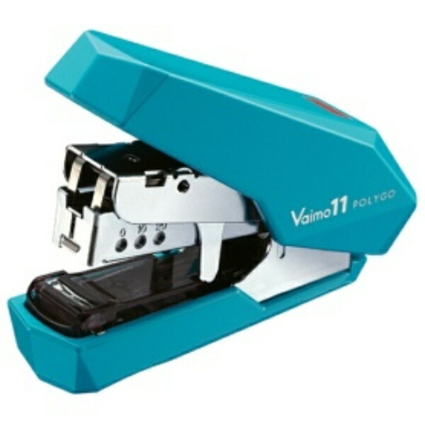 Max Stapler Bimo 11 Polygo 40-Sheet Capacity 50-Staple Load Blue HD-11SFLK/B