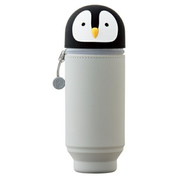 Rihitorabu Stand Pen Case BIG Puni Lab Penguin A7714-10